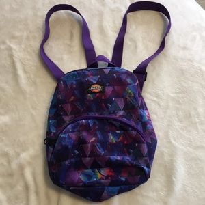 Dickies mini backpack in purple teal pink
